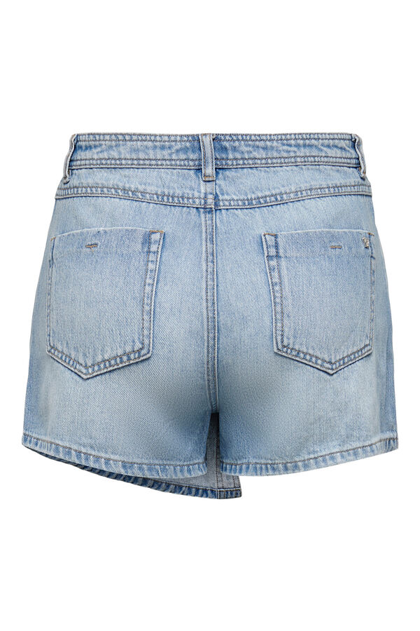 Only Falda pantal&oacute;n denim azul