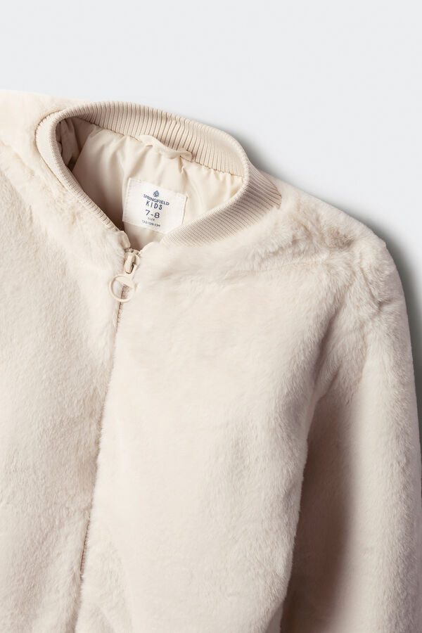Springfield Kids Bomber de cabelo de menina bege