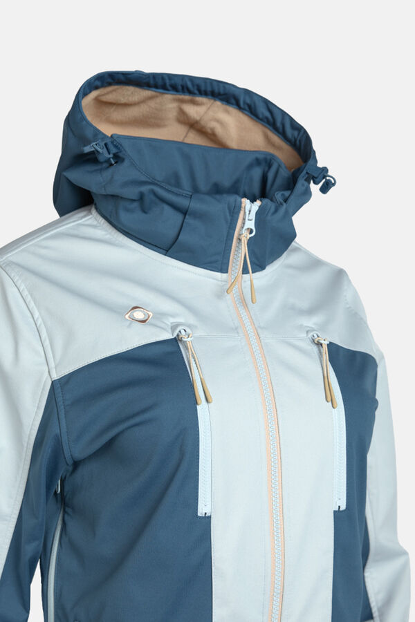 Izas Jaqueta corta-vento softshell com capuz azul