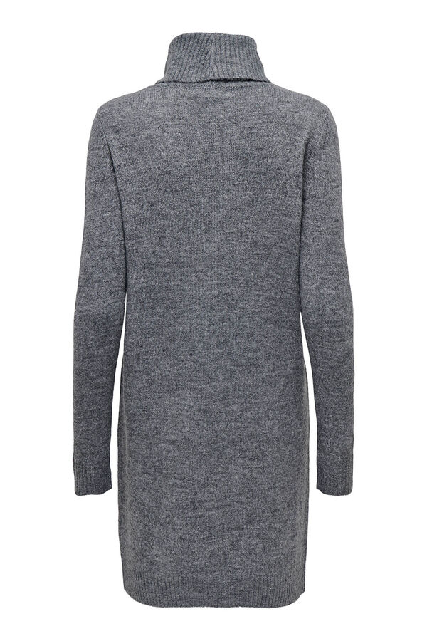 JDY Vestido curto de malha cinzento