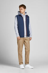 Jack & Jones Colete acolchoado azul