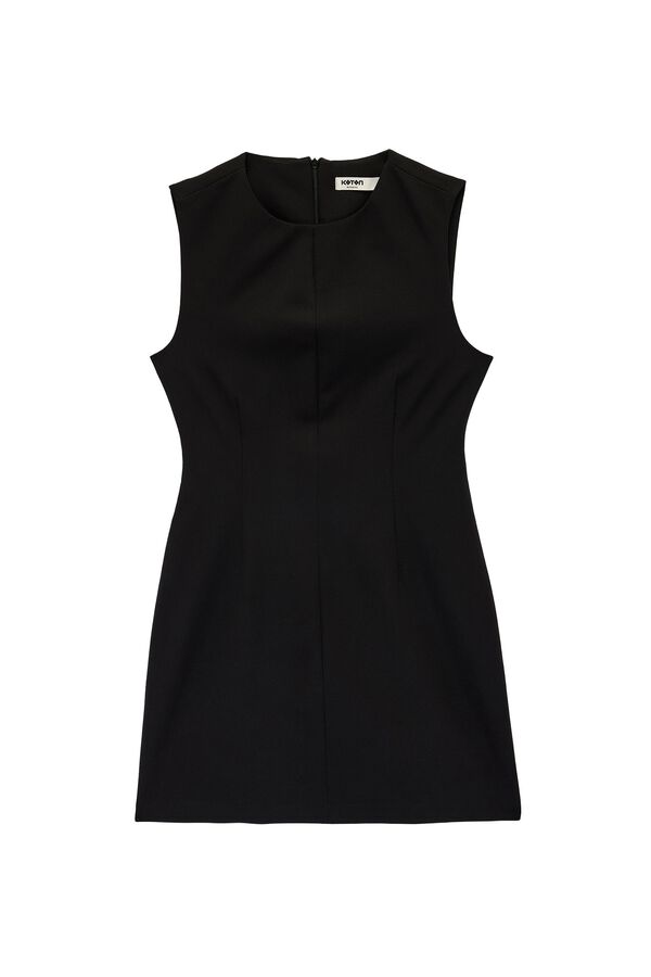Koton Vestido mini sem mangas preto