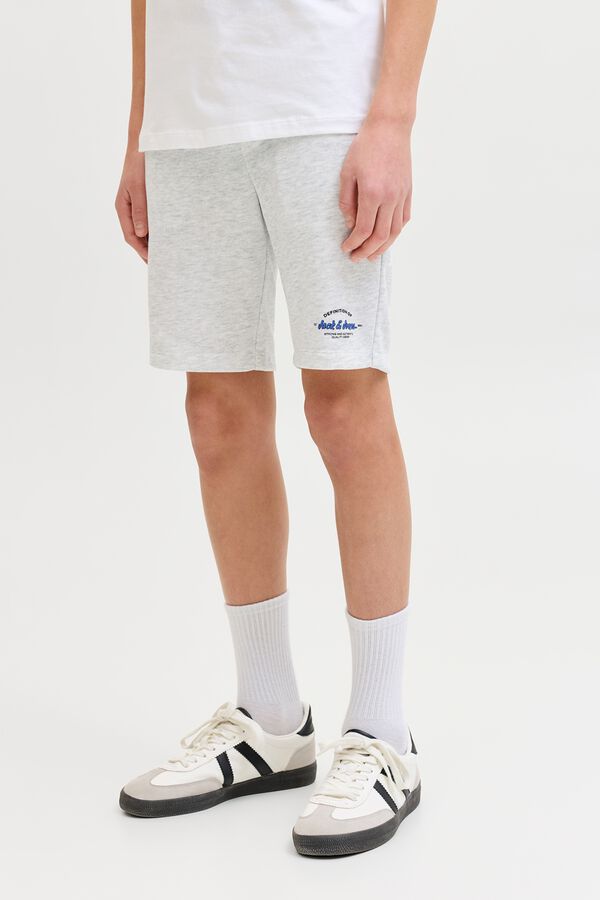 Jack & Jones Junior Cal&ccedil;&otilde;es de felpa regular branco