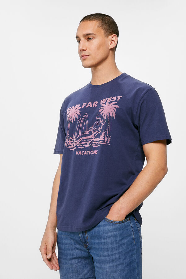Springfield T-shirt far west azulado
