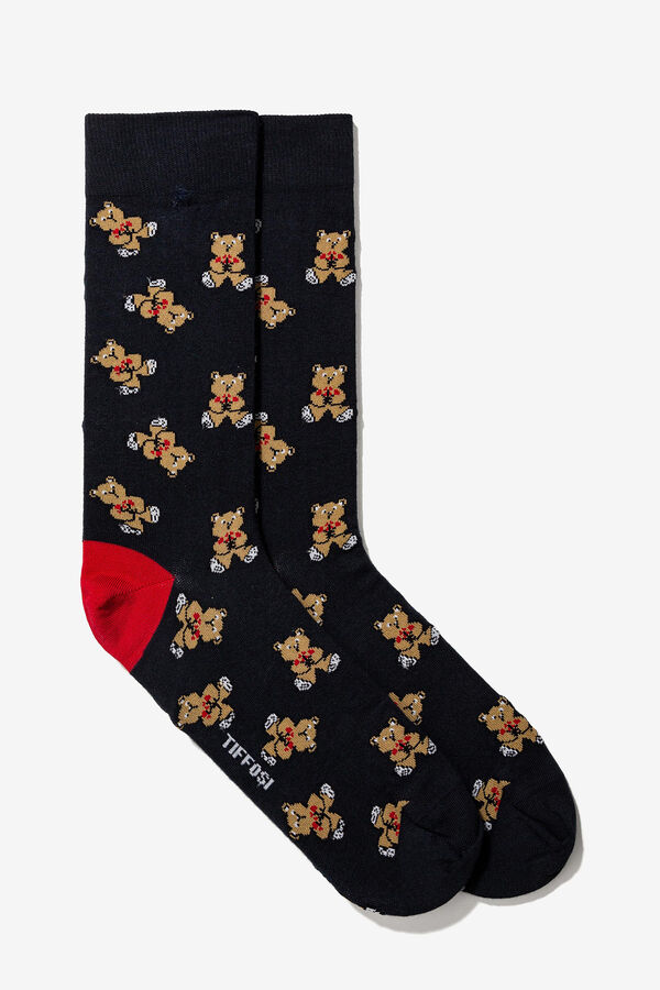 Tiffosi Calcetines Estampados azul