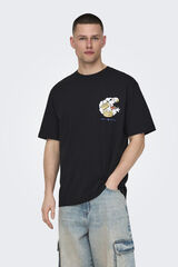 Only & Sons Camiseta disney mickey negro