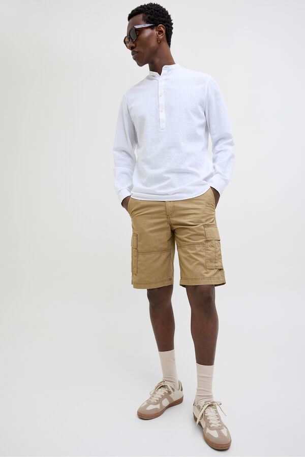 Jack & Jones Bermuda cargo relaxed fit nude