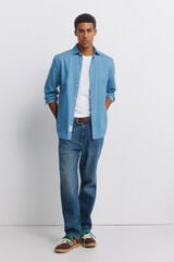 Springfield Jeans sobretintado regular fit azul
