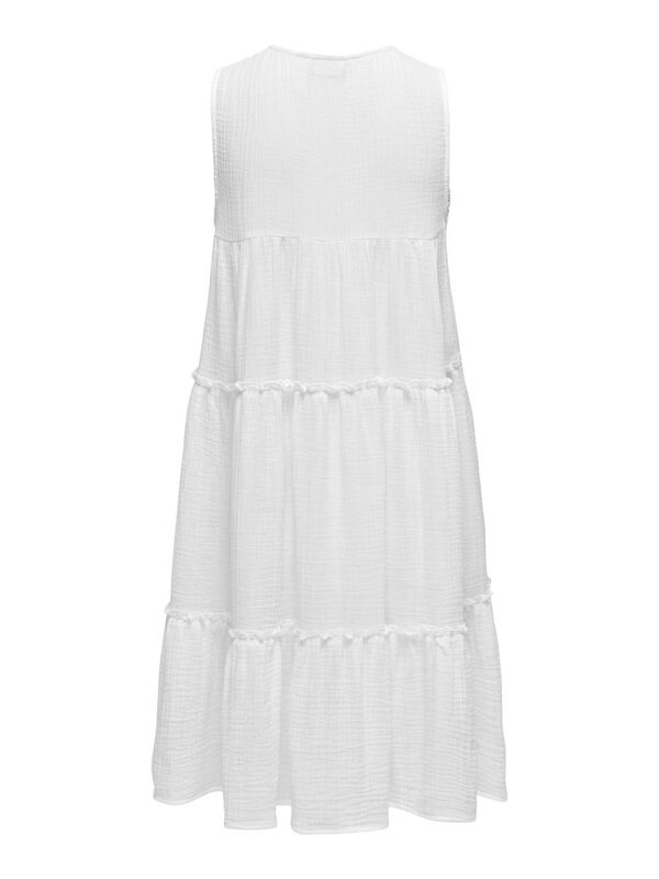 JDY Vestido corto encaje blanco