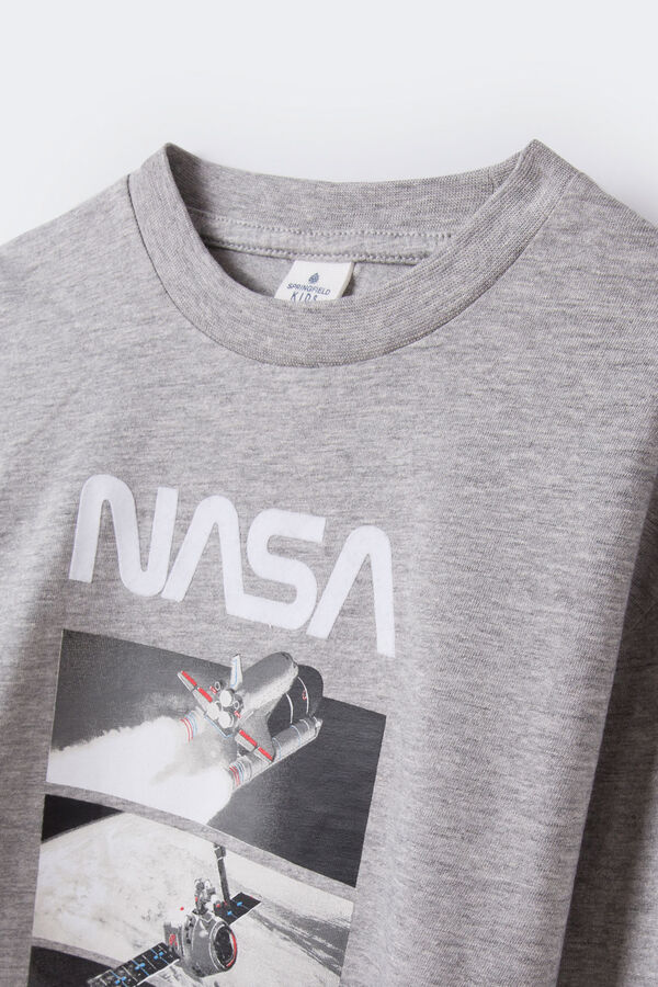 Springfield Kids Camiseta NASA ni&ntilde;o gris