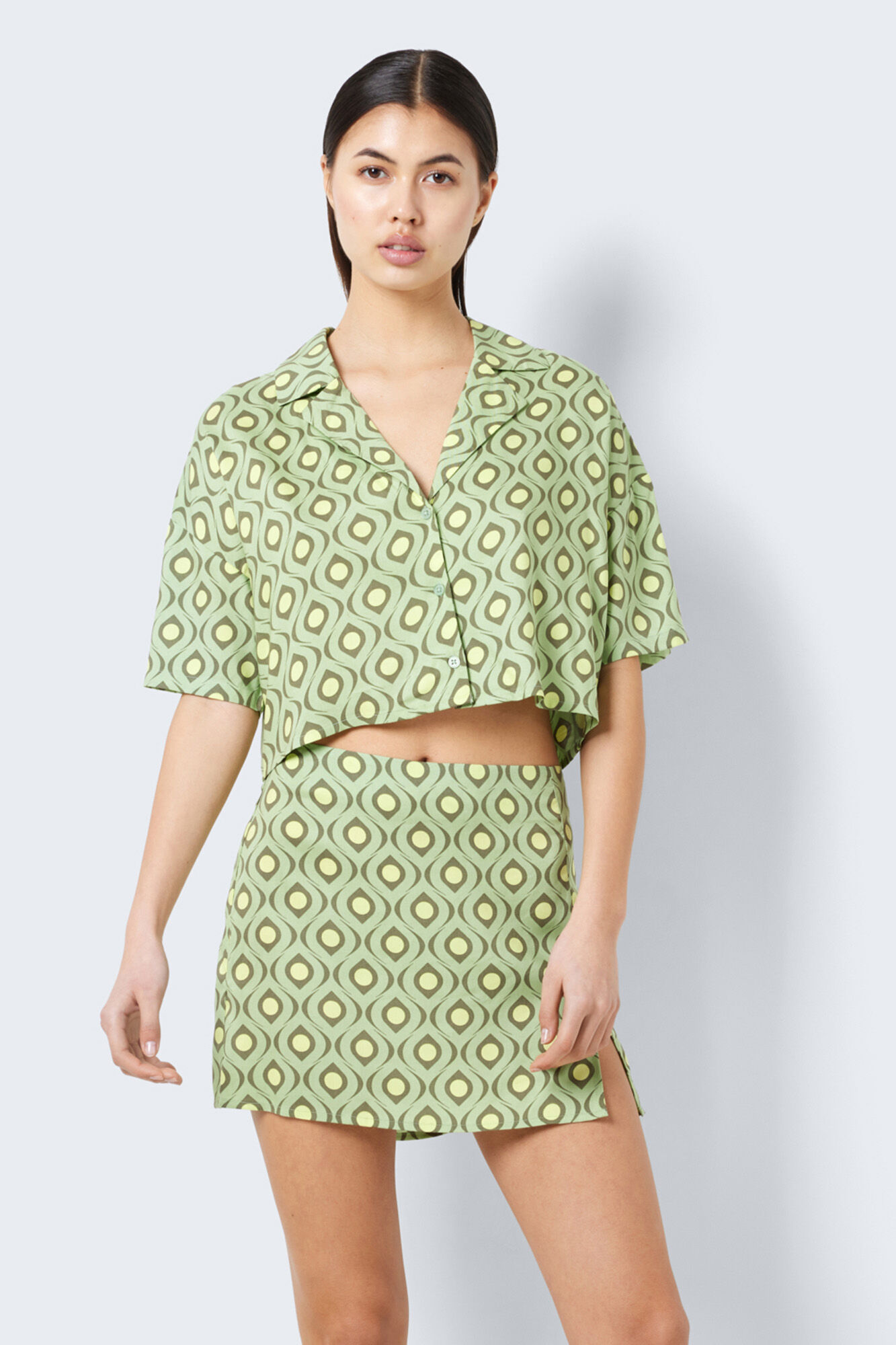 Noisy May Falda corta estampada