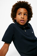 Springfield Kids Polo b&aacute;sico logo menino azul