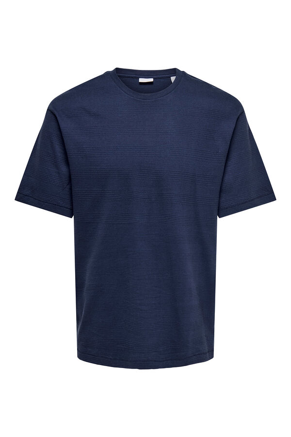 Only & Sons T-shirt de manga curta azul