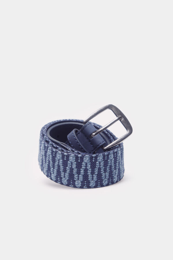 Springfield Cintur&oacute;n el&aacute;stico azul