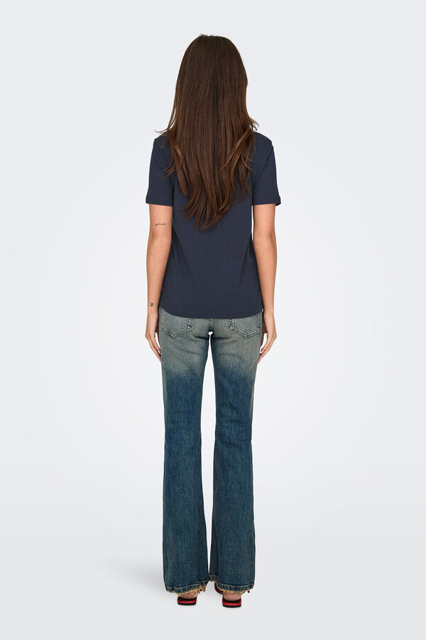 Only Camiseta de Natal azul