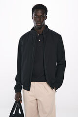 Springfield Chaqueta acolchada combinada negro