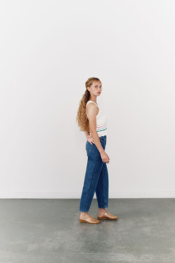 High Spirits Calça Jeans "Globo" azul