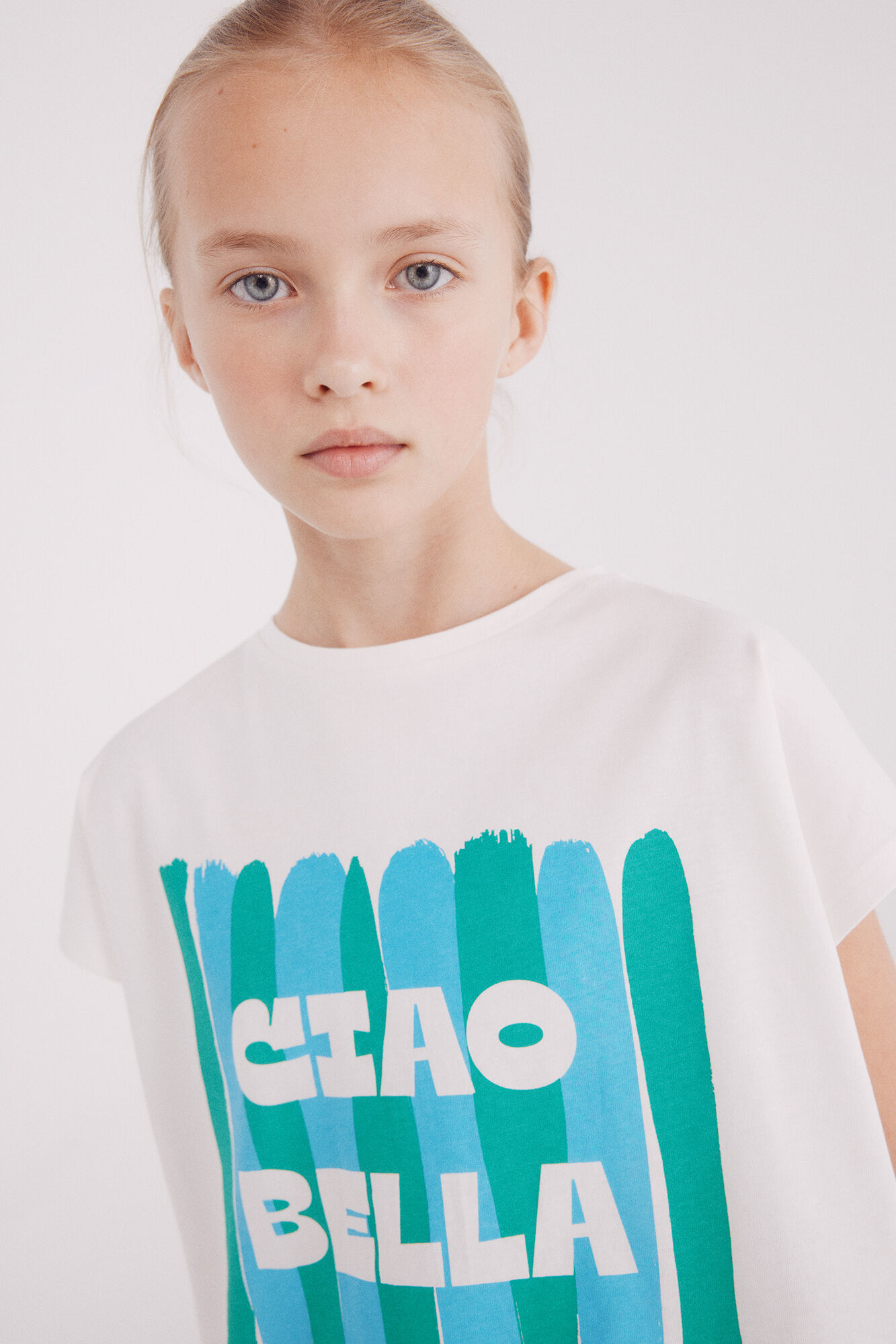 Springfield Kids Camiseta feminina Ciao Bella