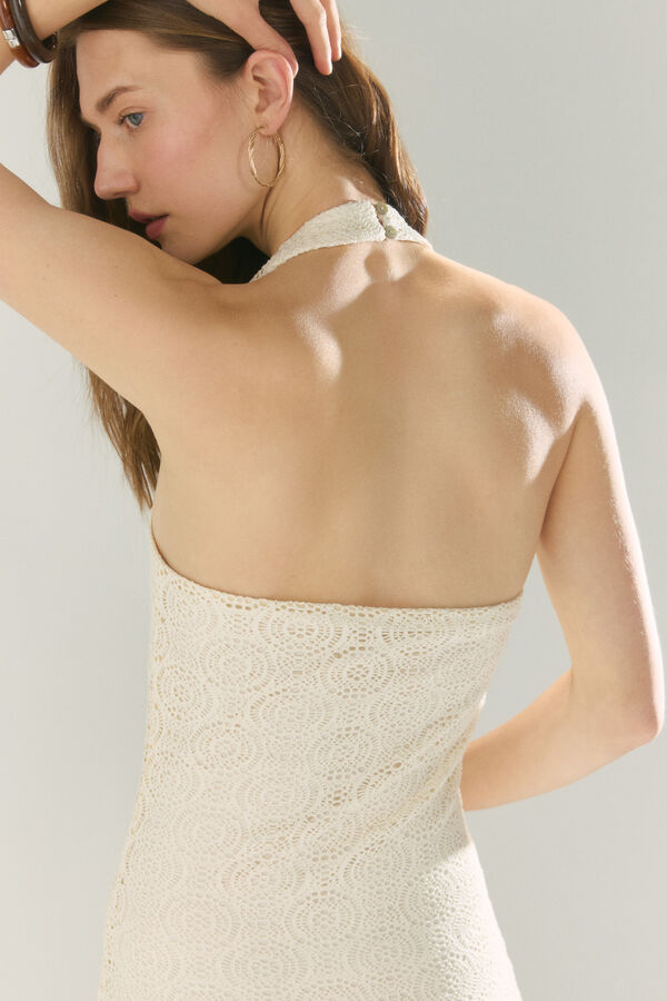 High Spirits Lirio Dress blanco