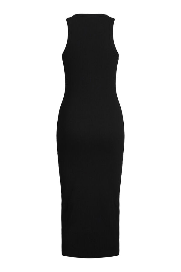 Jack & Jones Vestido midi canal&eacute; negro