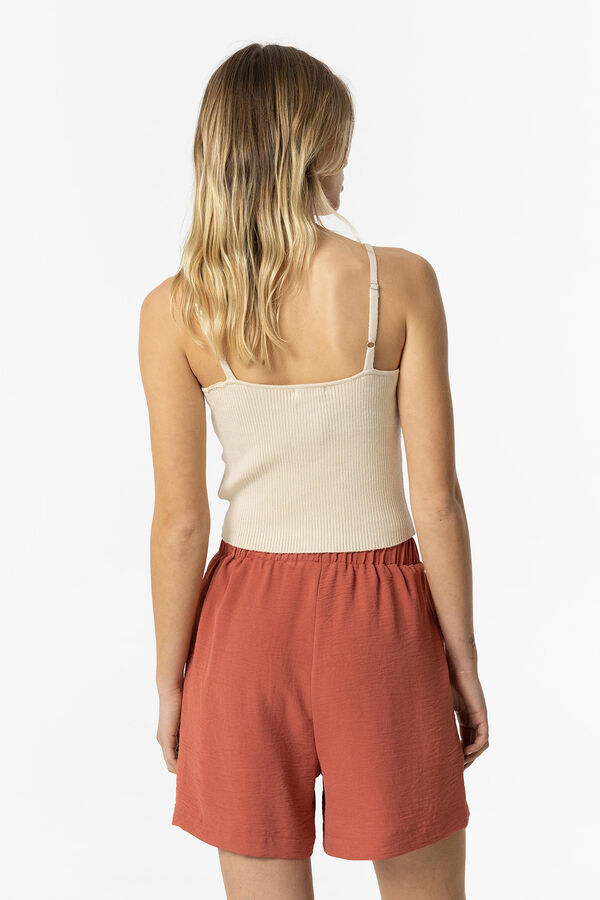 Tiffosi Top de Punto Canalé nude