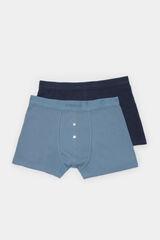 Springfield Pack 2 boxers em rib azul