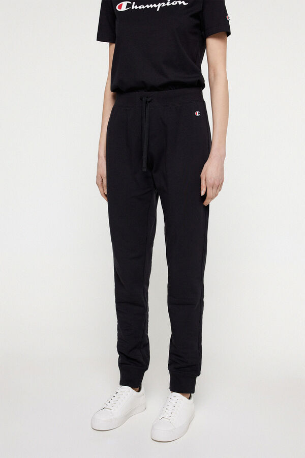 Champion Cal&ccedil;as com punho de mulher preto