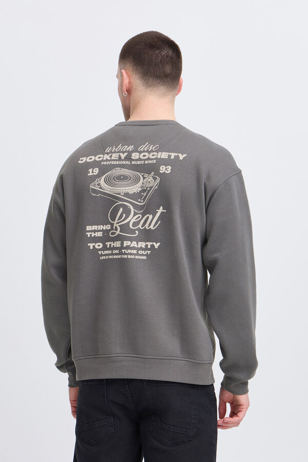 Blend Sweatshirt gola redonda cinzento