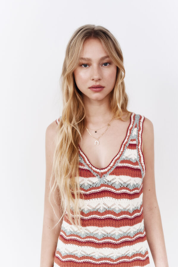 High Spirits Vestido "Sobremesa" bege