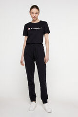 Champion Cal&ccedil;as com punho de mulher preto