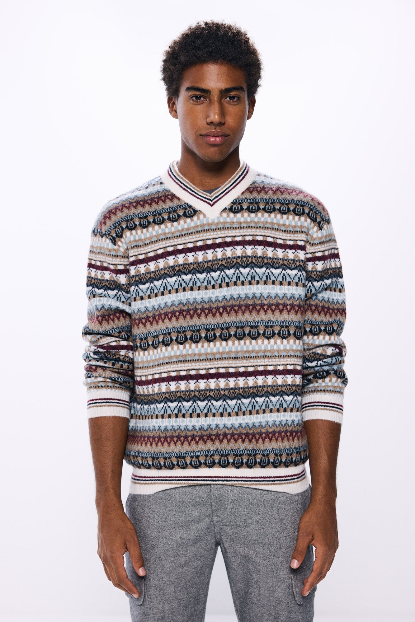 Springfield Su&eacute;ter fashion jacquard