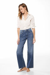 Springfield Jeans Wide Leg azul
