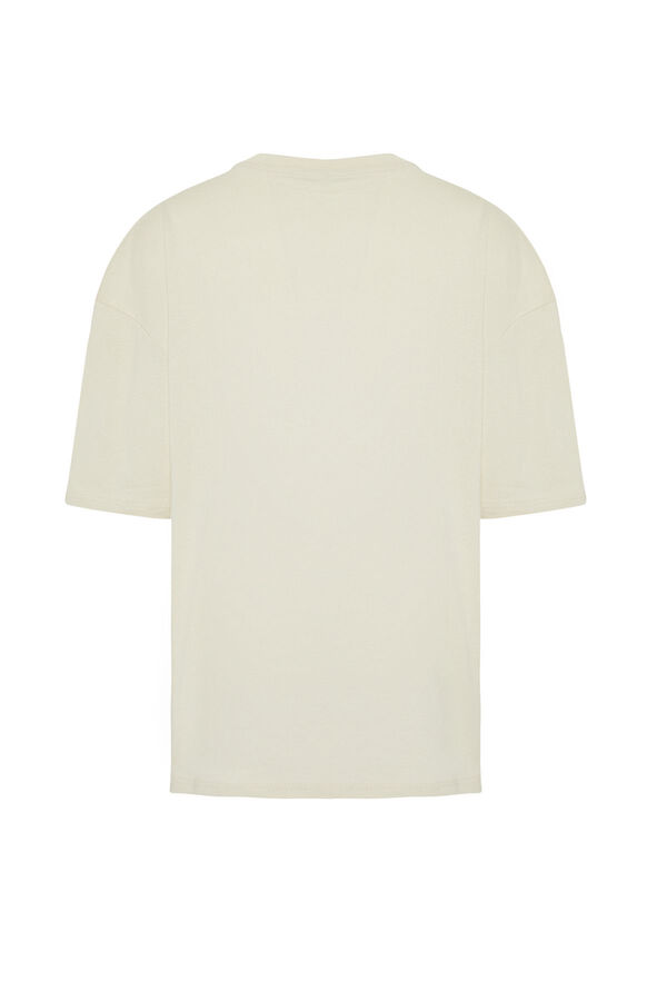 Trendyol T-shirt oversize cinzento