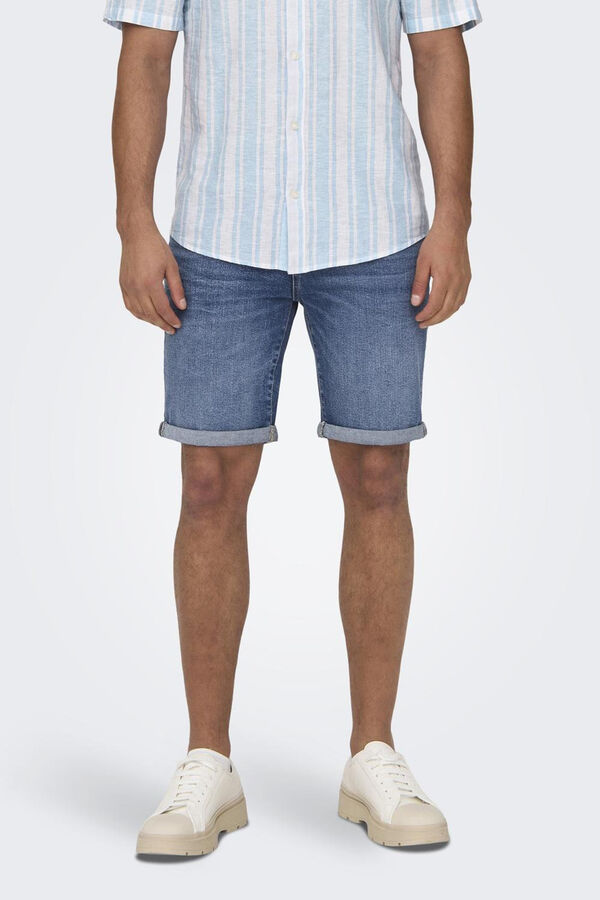 Only & Sons Bermudas denim azul