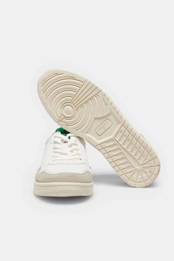 Springfield Zapatilla deportiva retro blanco