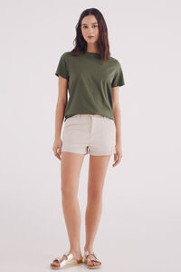 Springfield Shorts cal&ccedil;as chino com cinto