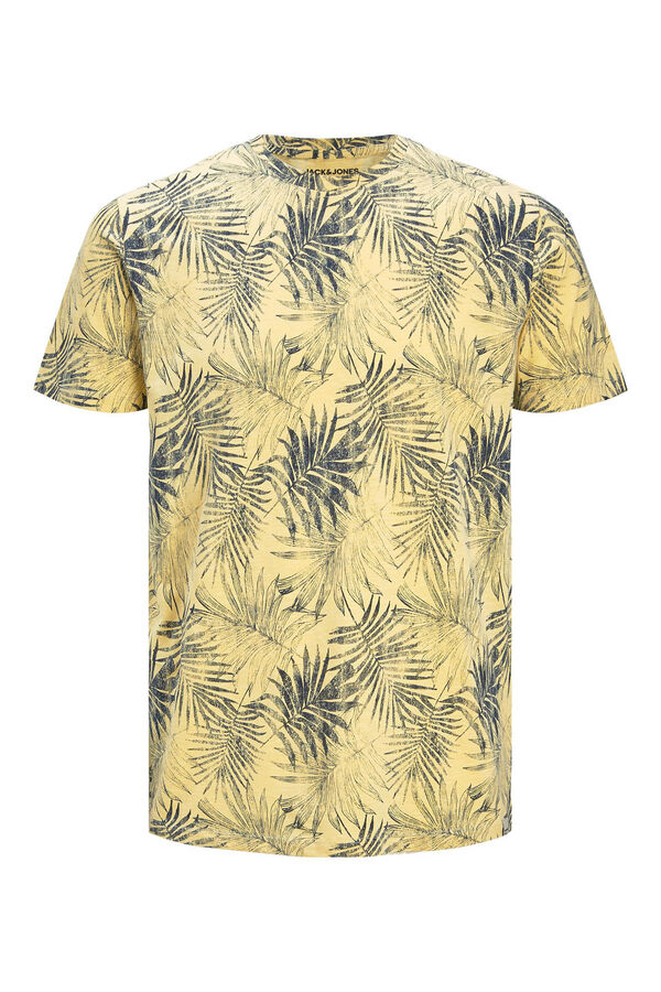 Jack & Jones Camiseta algod&oacute;n org&aacute;nico amarillo