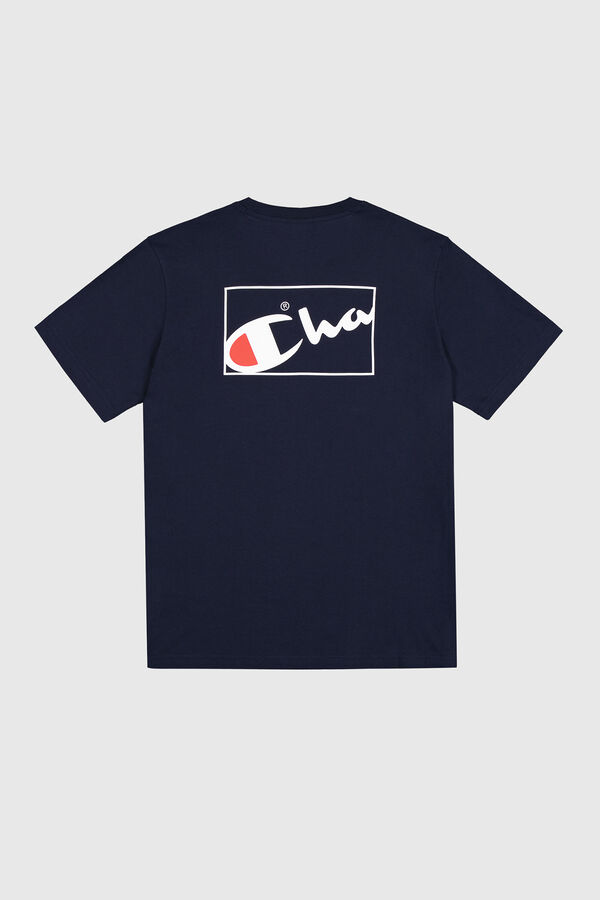 Champion Camiseta de algod&oacute;n hombre azul