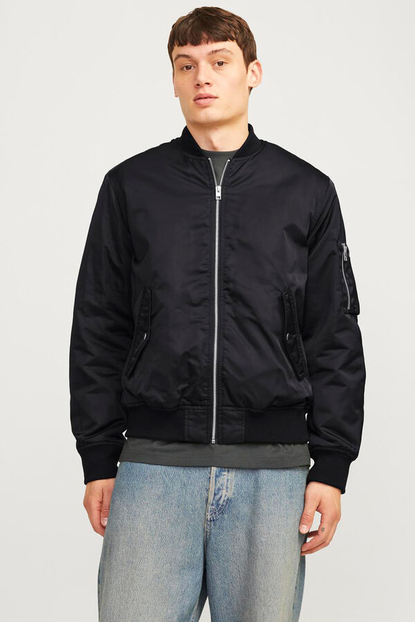 Jack & Jones Chaqueta bomber ligera negro