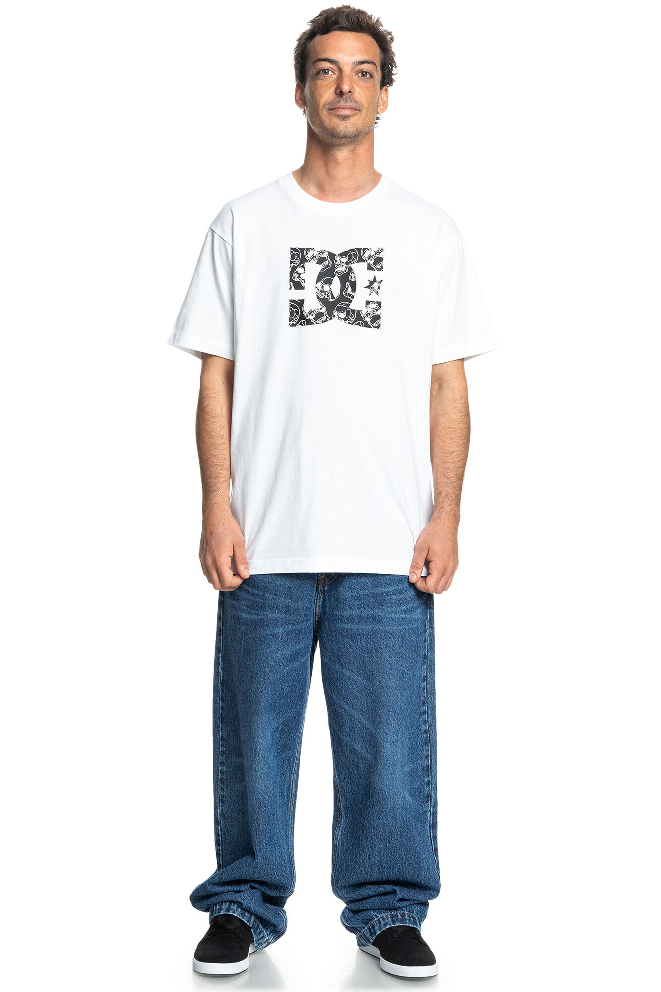 DC Shoes DC Star Skully - Camiseta masculina de manga curta