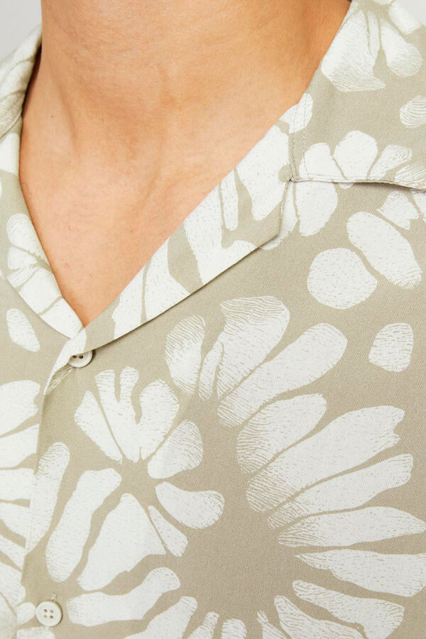 Jack & Jones Camisa relaxed fit beige
