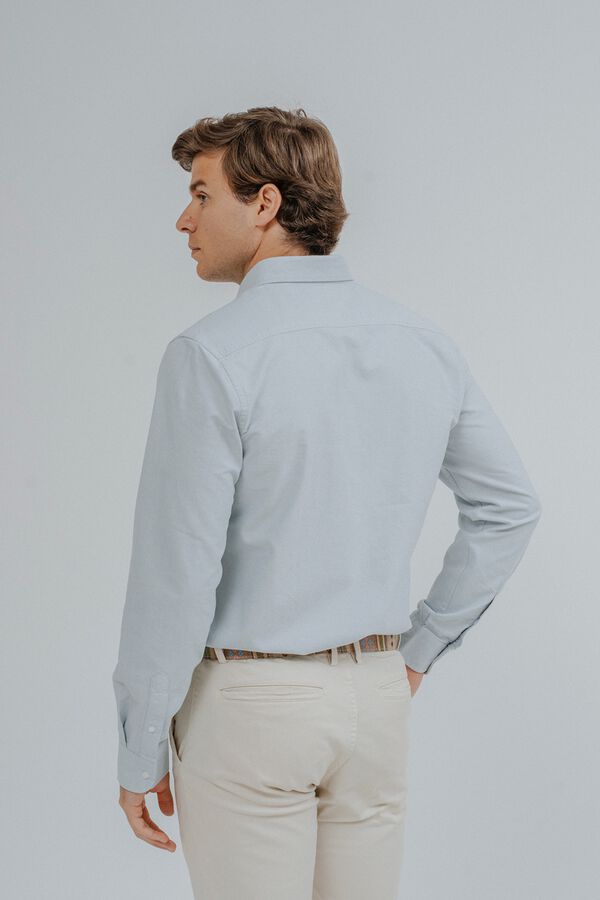 Celopman Camisa oxford azul