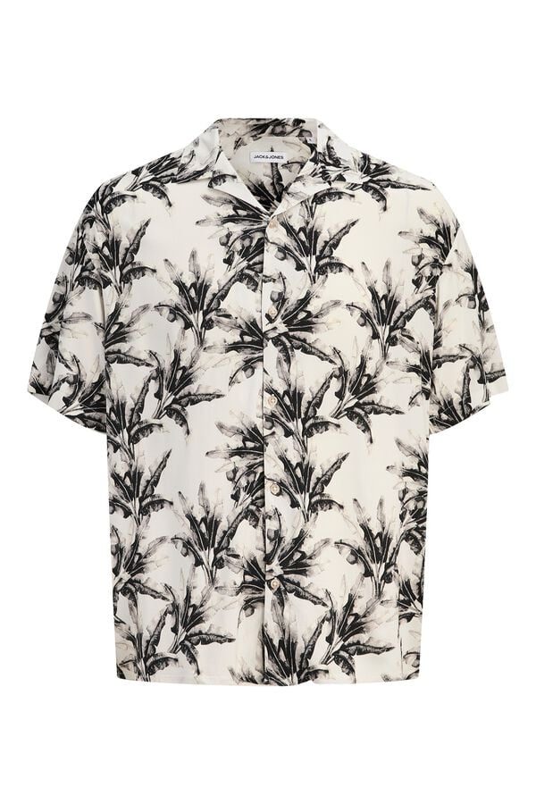 Jack & Jones Camisa loose fit viscosa blanco