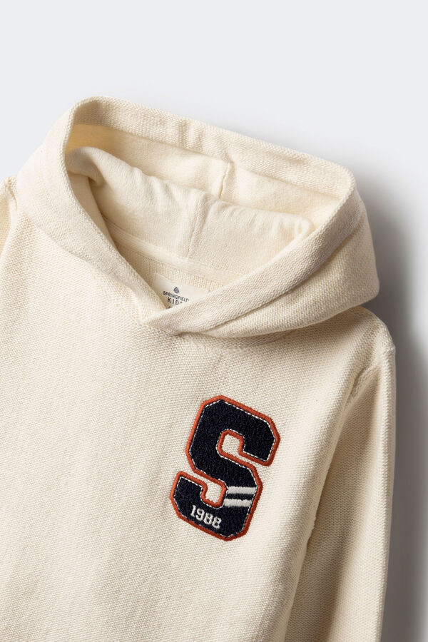 Springfield Kids Jersey rizo ni&ntilde;o blanco