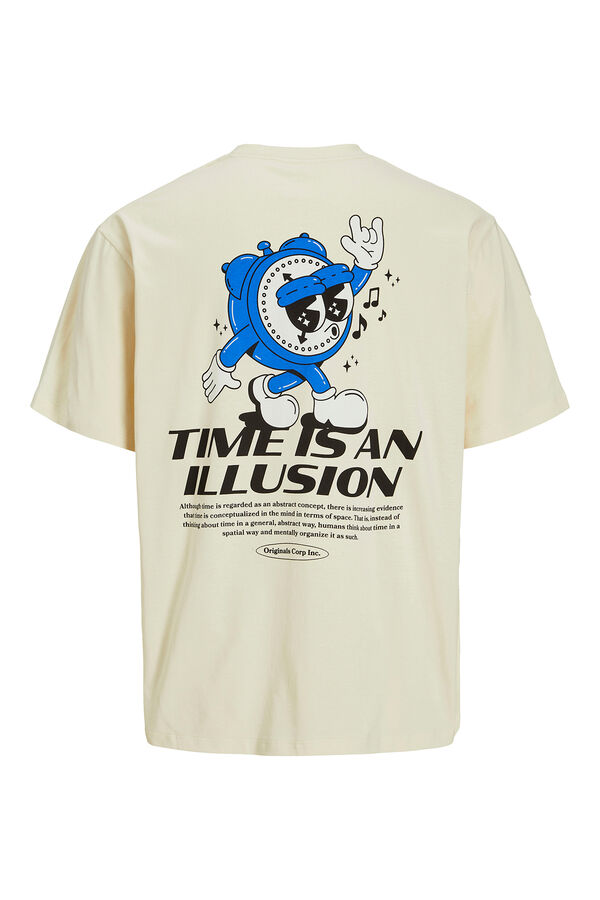 Jack & Jones Camiseta de manga curta com ajuste solto branco