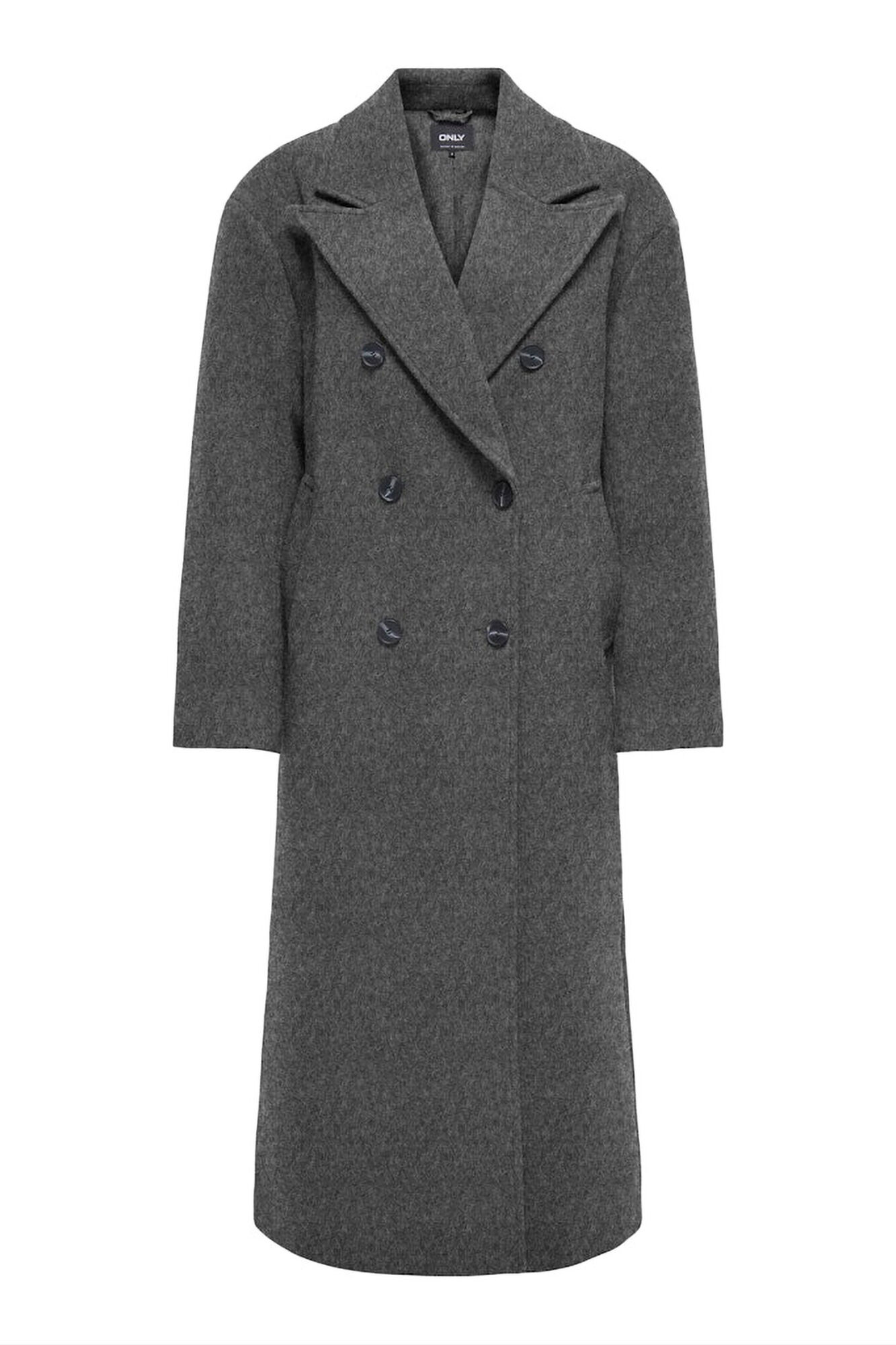Only Abrigo largo abotonado