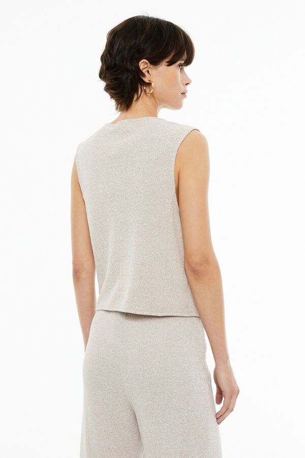 System Action Colete estilo Colete bege