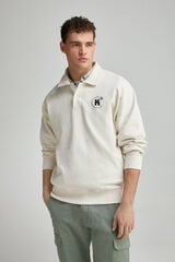 Springfield Sudadera polo blanco