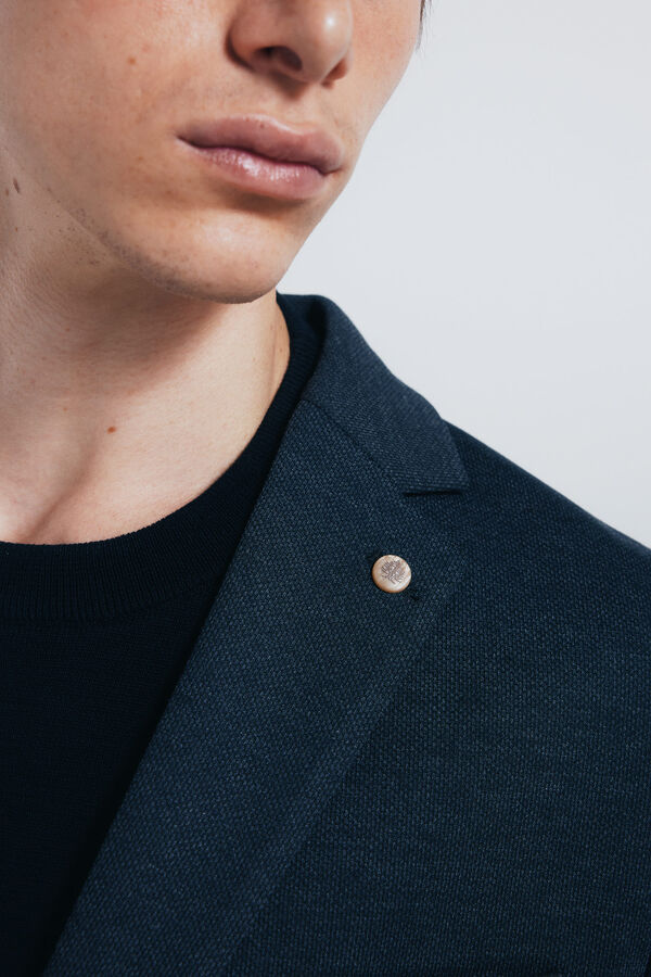 Springfield Blazer ojo de perdiz azul