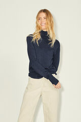 Jack & Jones Jersey punto fino cuello alto azul